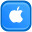 apple Blue Icon